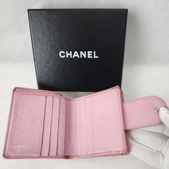 Auth Chanel CC Cambon Compact Wallet - Picture 4 of 11